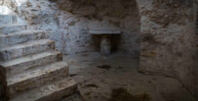 Ancient mikvah in Old Jerusalem for ritual washing