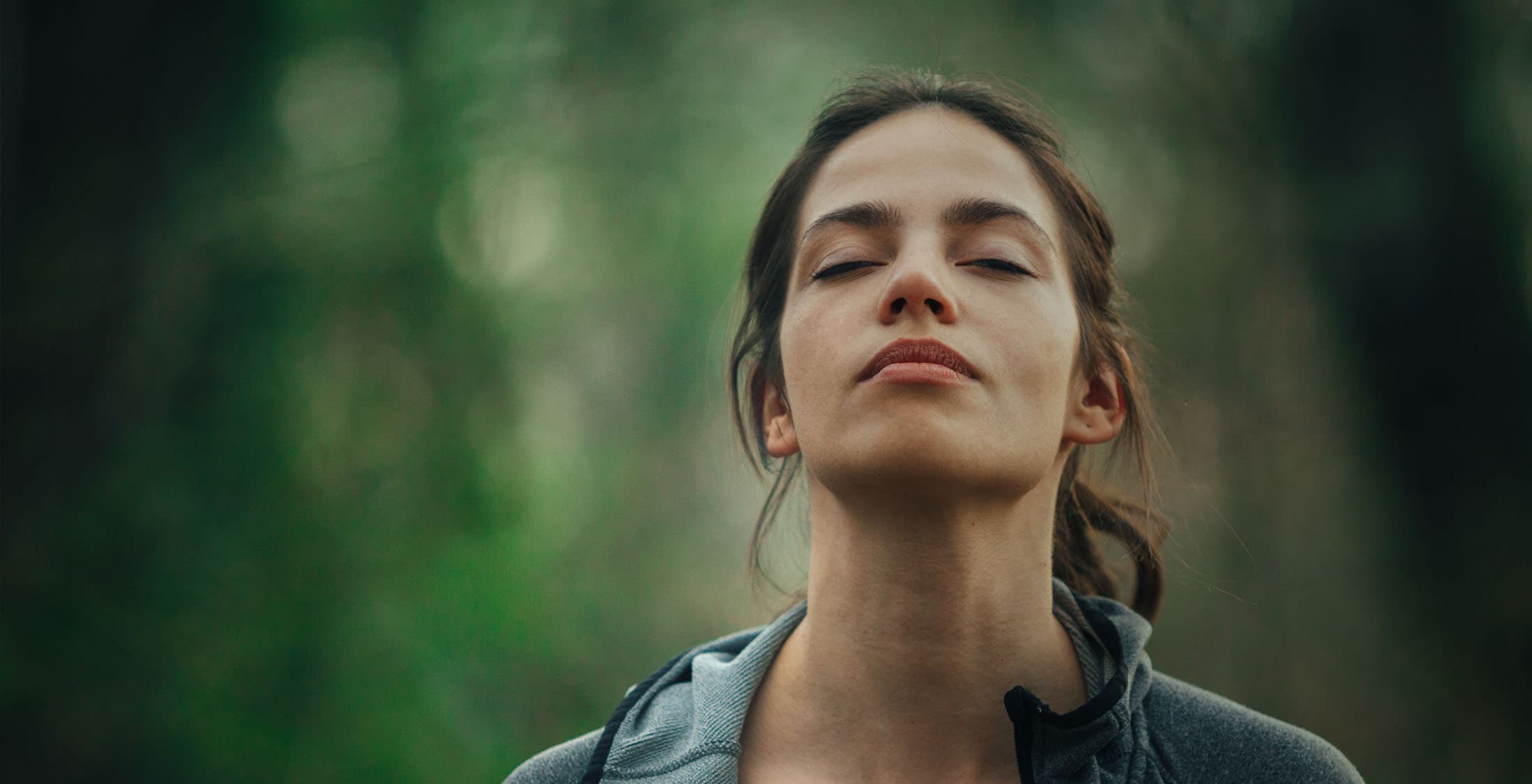 meditating woman